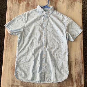 Denim & Flower Men's Casual Button Down Shirt M